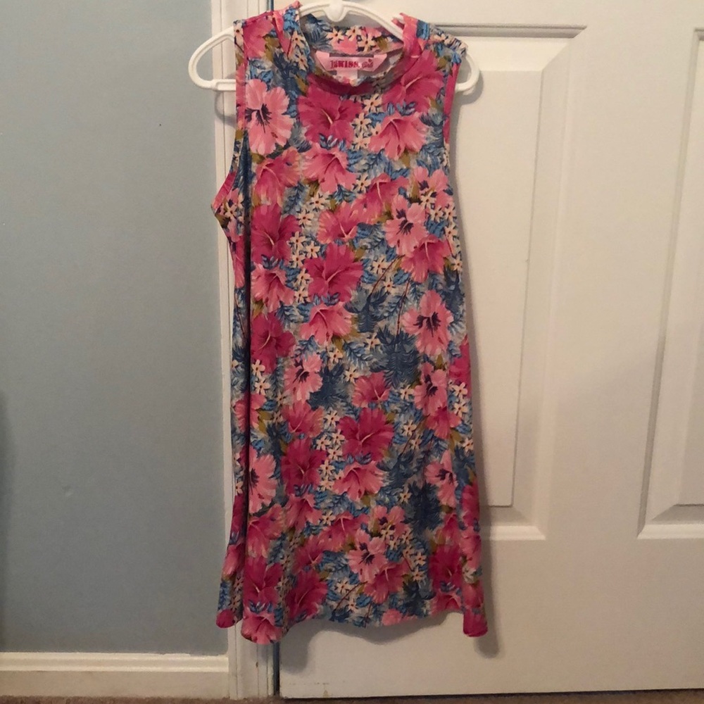 Mock turtleneck dress